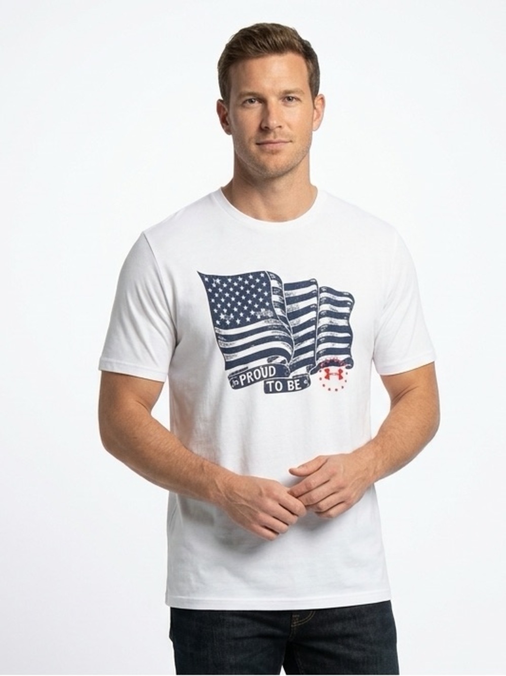 UNDER ARMOUR UA Proud to be an American T Shirt S Small $25 GUC